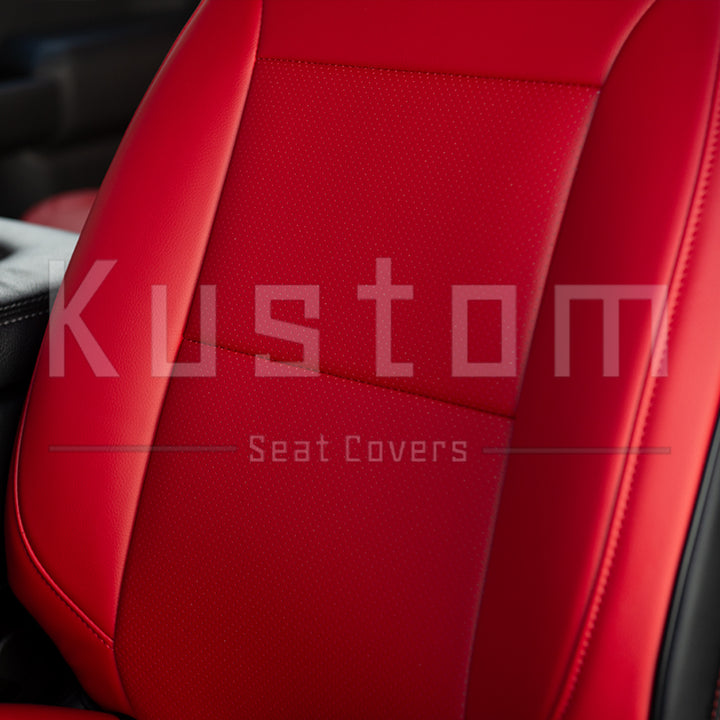 2019+ Chevrolet Silverado Premium Custom Leather Seat Covers