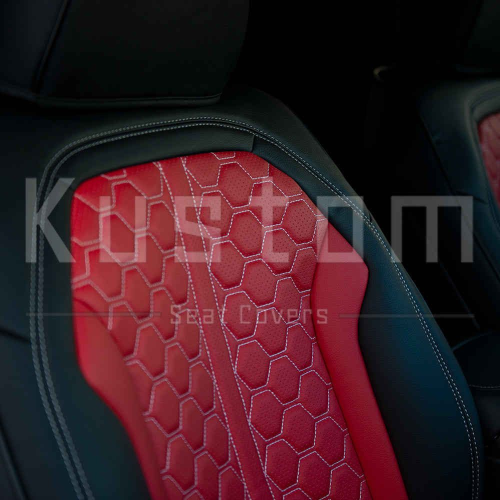 6th Gen Camaro Coupe Custom Leather Seat Covers