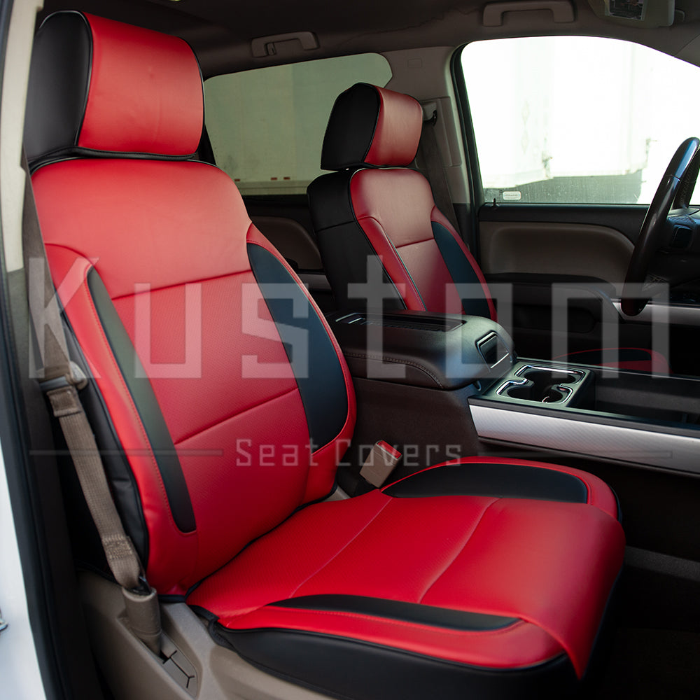 2014-18 Chevrolet Silverado Custom Leather Seat Covers