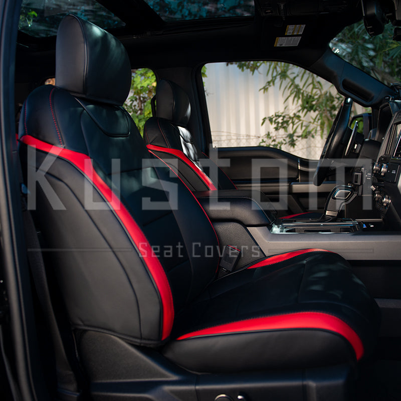 2015-20 Ford F-150 Raptor Custom Leather Seat Covers