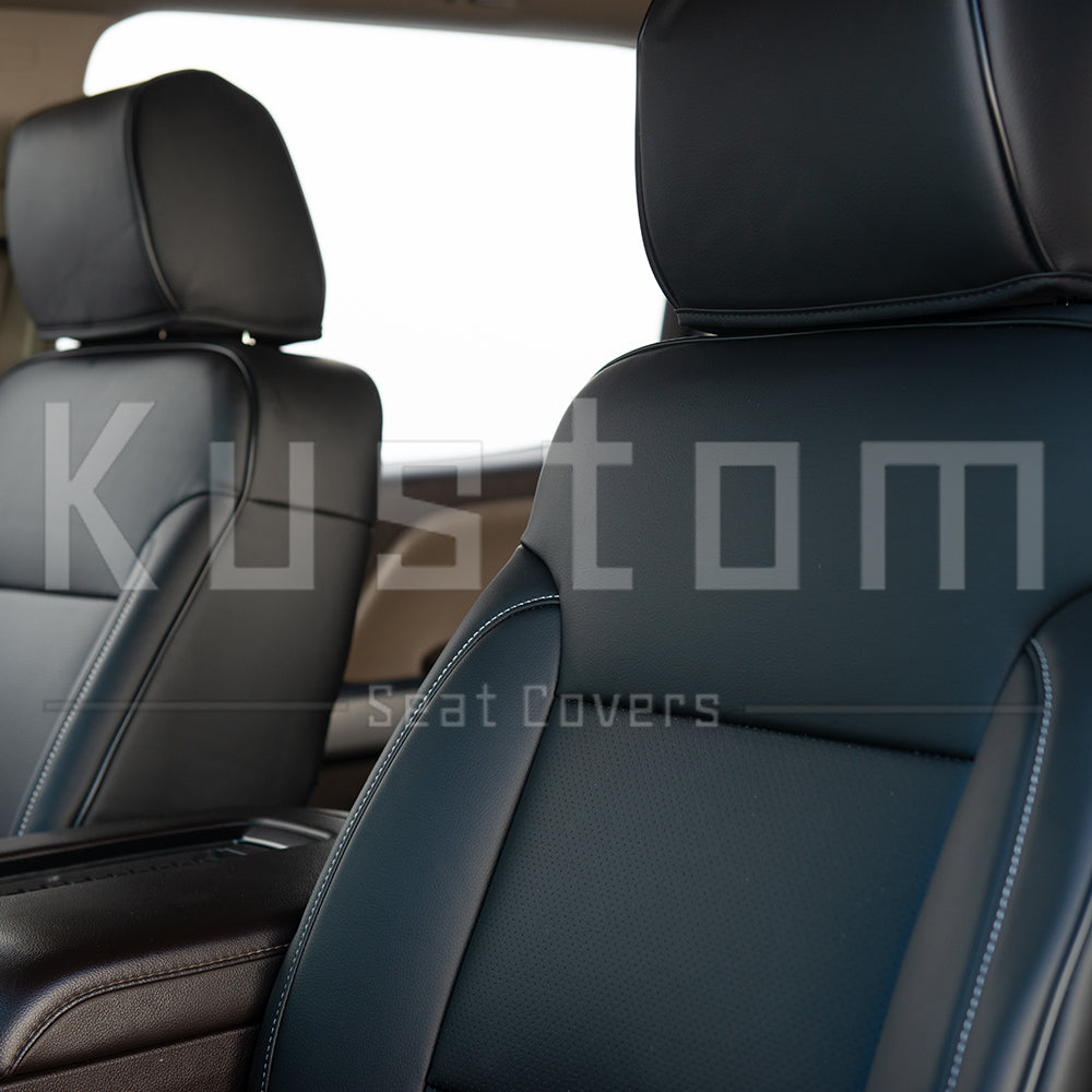 2014-18 Chevrolet Silverado Custom Leather Seat Covers