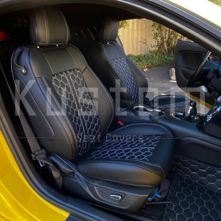 2015+ Ford Mustang Coupe Custom Leather Seat Covers