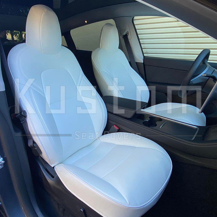 2019-23 Tesla Model Y Custom Premium Leather Seat Covers