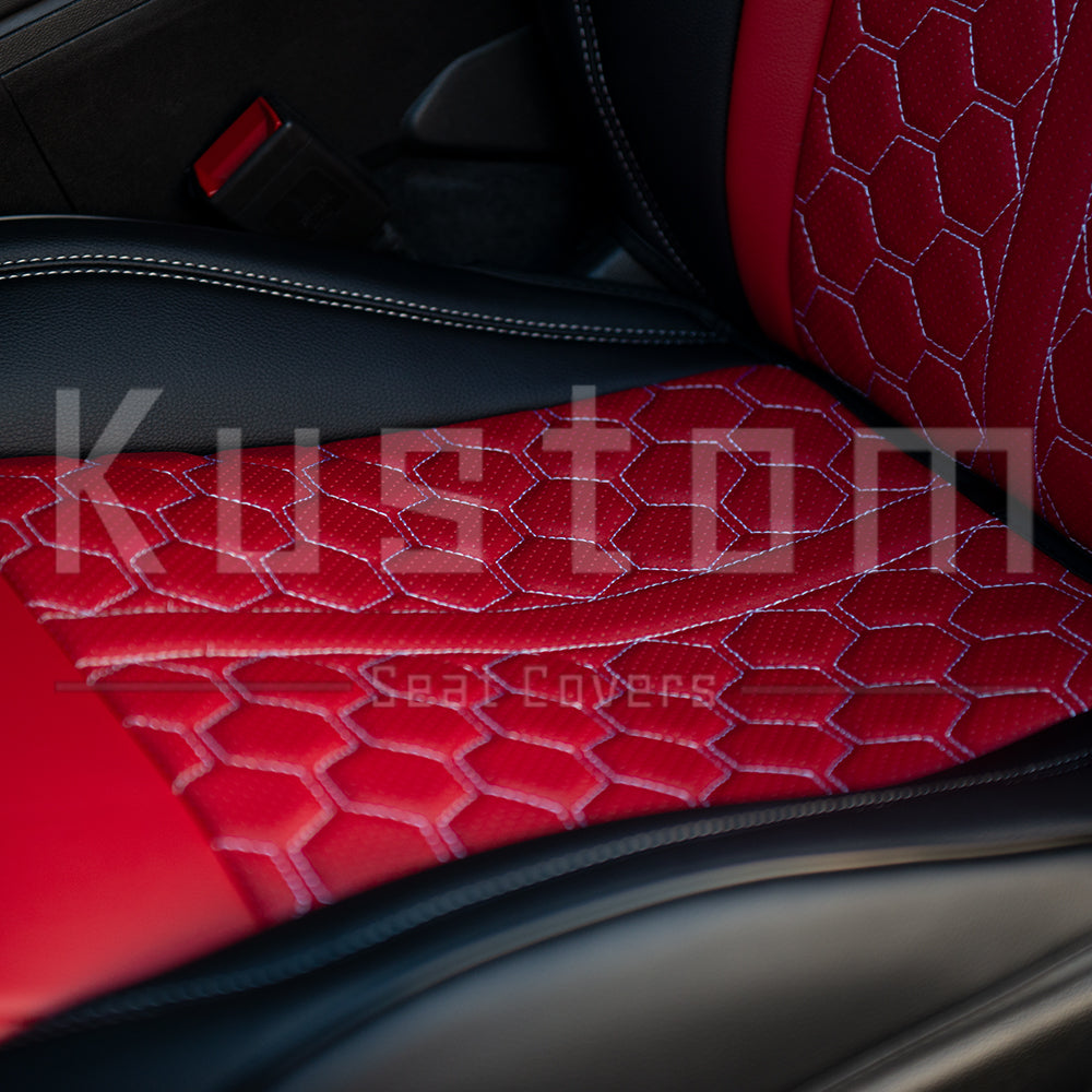 6th Gen Camaro Coupe Custom Leather Seat Covers