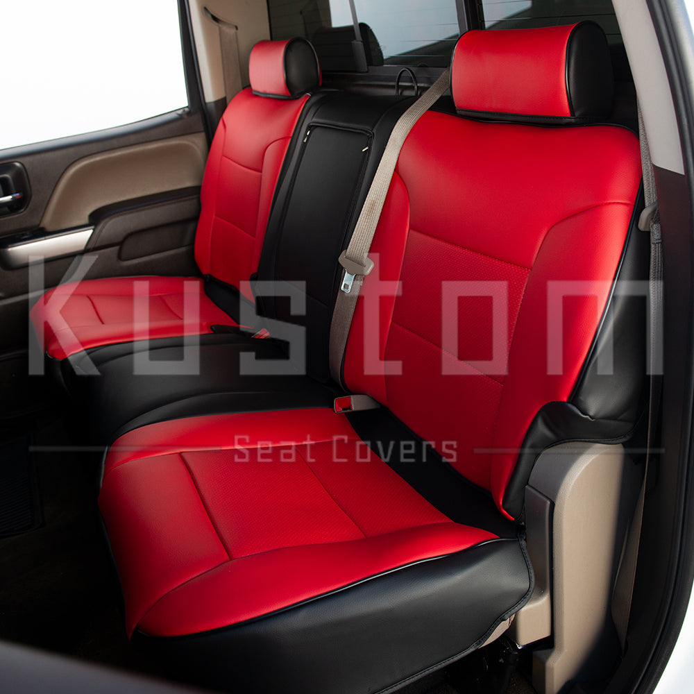 2014-18 Chevrolet Silverado Custom Leather Seat Covers