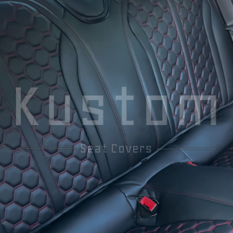 6th Gen Camaro Coupe Custom Leather Seat Covers