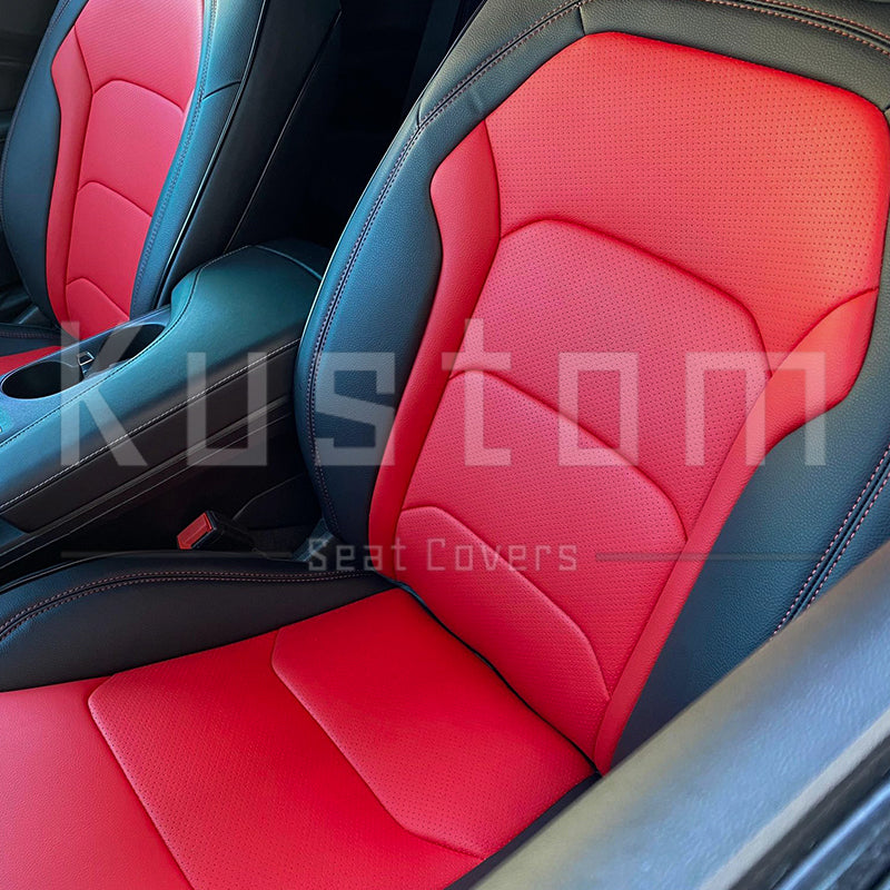 6th Gen Camaro Coupe Custom Leather Seat Covers