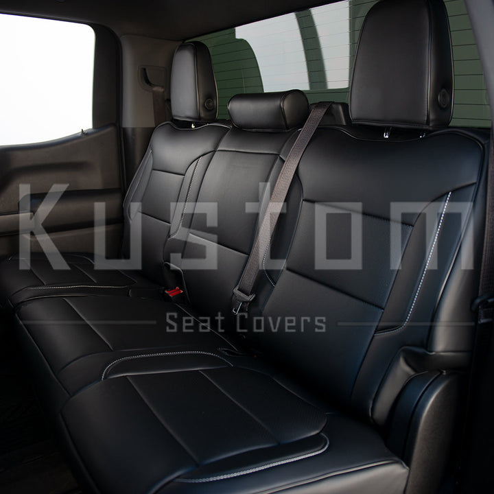 2019+ GMC Sierra Premium Custom Leather Seat Covers