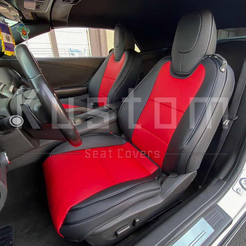 5th Gen Camaro Coupe Custom Leather Seat Covers