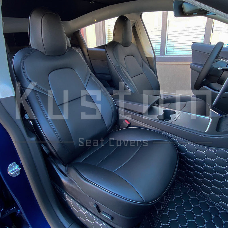 2019-23 Tesla Model Y Custom Premium Leather Seat Covers