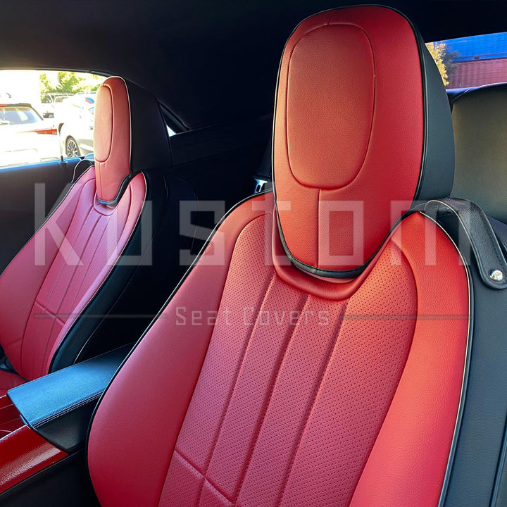 5th Gen Camaro Coupe Custom Leather Seat Covers