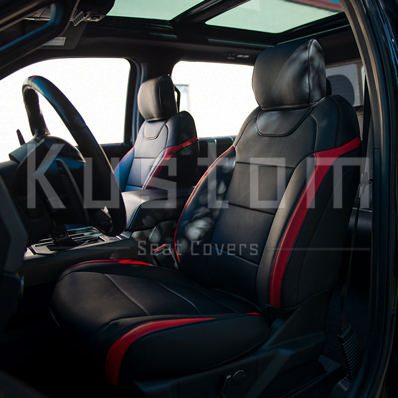 2015-20 Ford F-150 Raptor Custom Leather Seat Covers