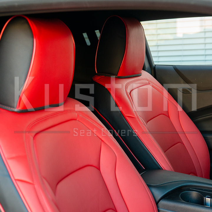 6th Gen Camaro Coupe Custom Leather Seat Covers