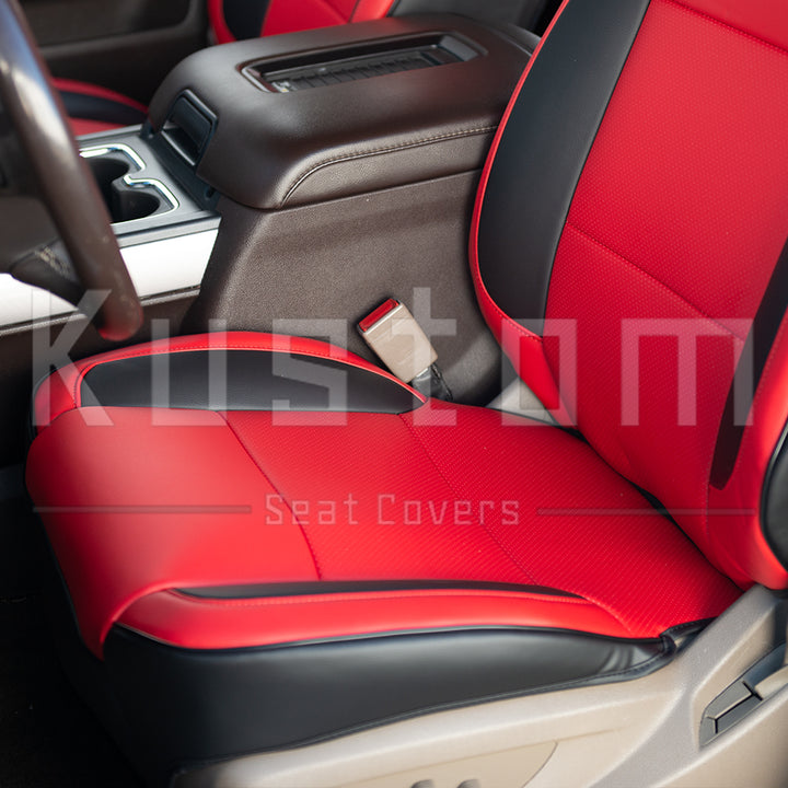 2014-18 Chevrolet Silverado Custom Leather Seat Covers