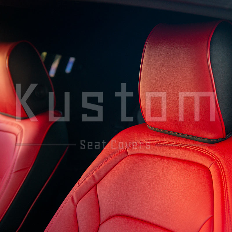 6th Gen Camaro Convertible Custom Leather Seat Covers