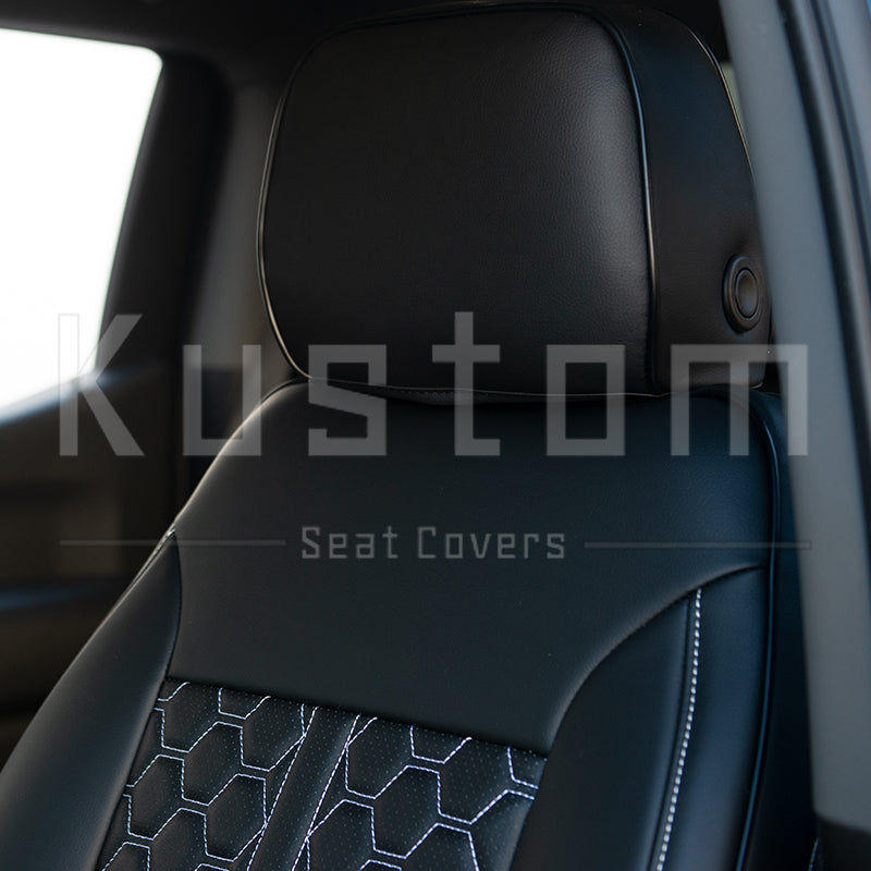 2019+ Chevrolet Silverado Premium Custom Leather Seat Covers