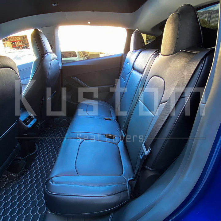 2019-23 Tesla Model Y Custom Premium Leather Seat Covers