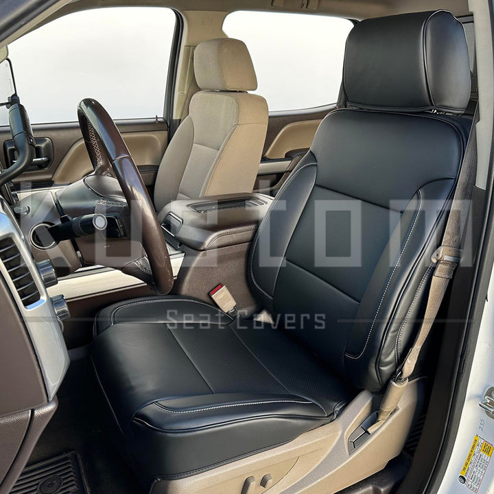 2014-18 Chevrolet Silverado Custom Leather Seat Covers