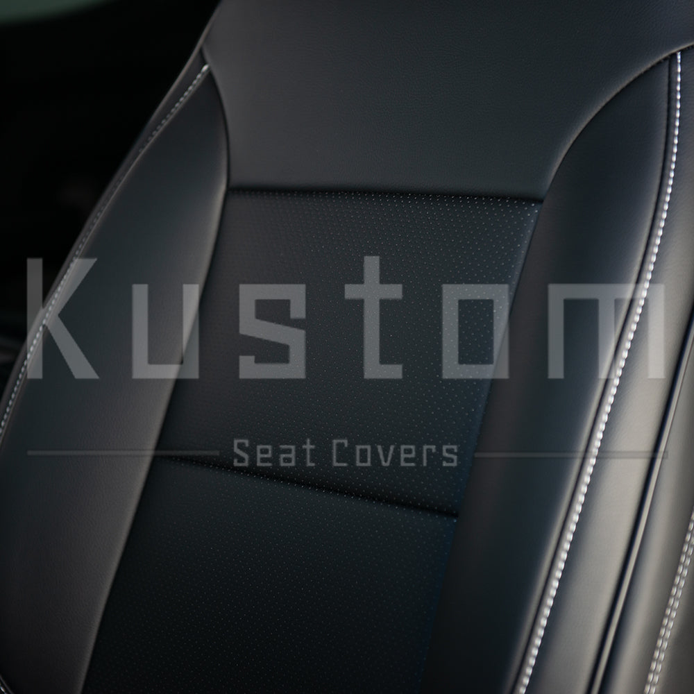 2019+ Chevrolet Silverado Premium Custom Leather Seat Covers