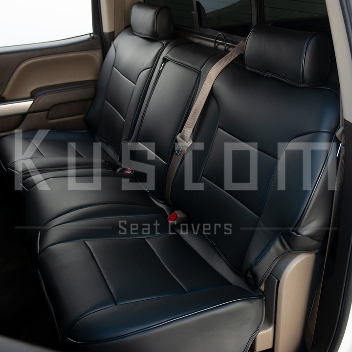 2014-18 Chevrolet Silverado Custom Leather Seat Covers