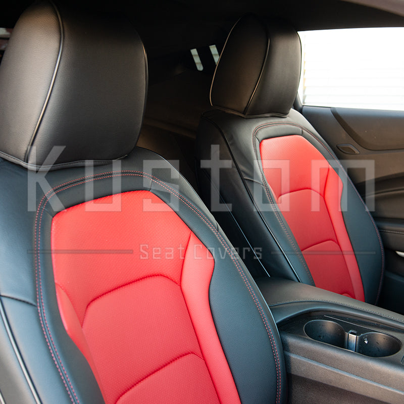 6th Gen Camaro Coupe Custom Leather Seat Covers