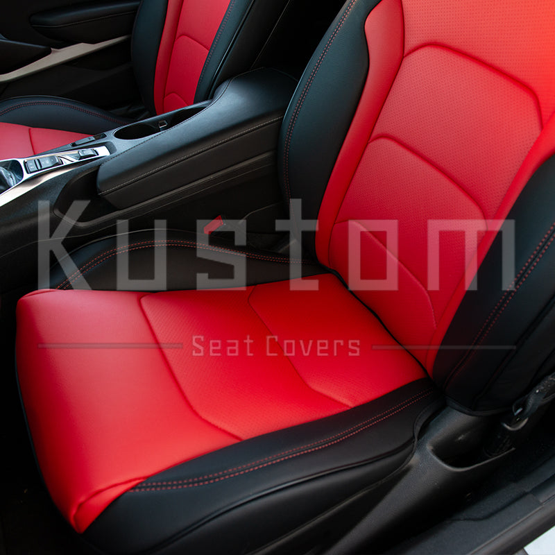 6th Gen Camaro Convertible Custom Leather Seat Covers