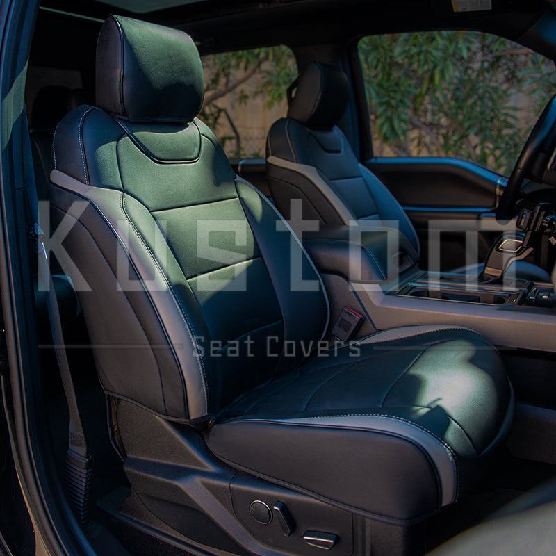 2015-20 Ford F-150 Raptor Custom Leather Seat Covers