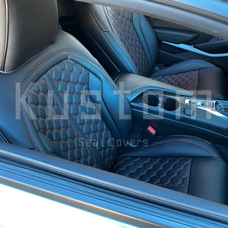 6th Gen Camaro Coupe Custom Leather Seat Covers