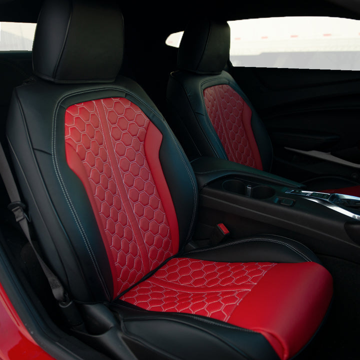 6th Gen Camaro Convertible Custom Leather Seat Covers