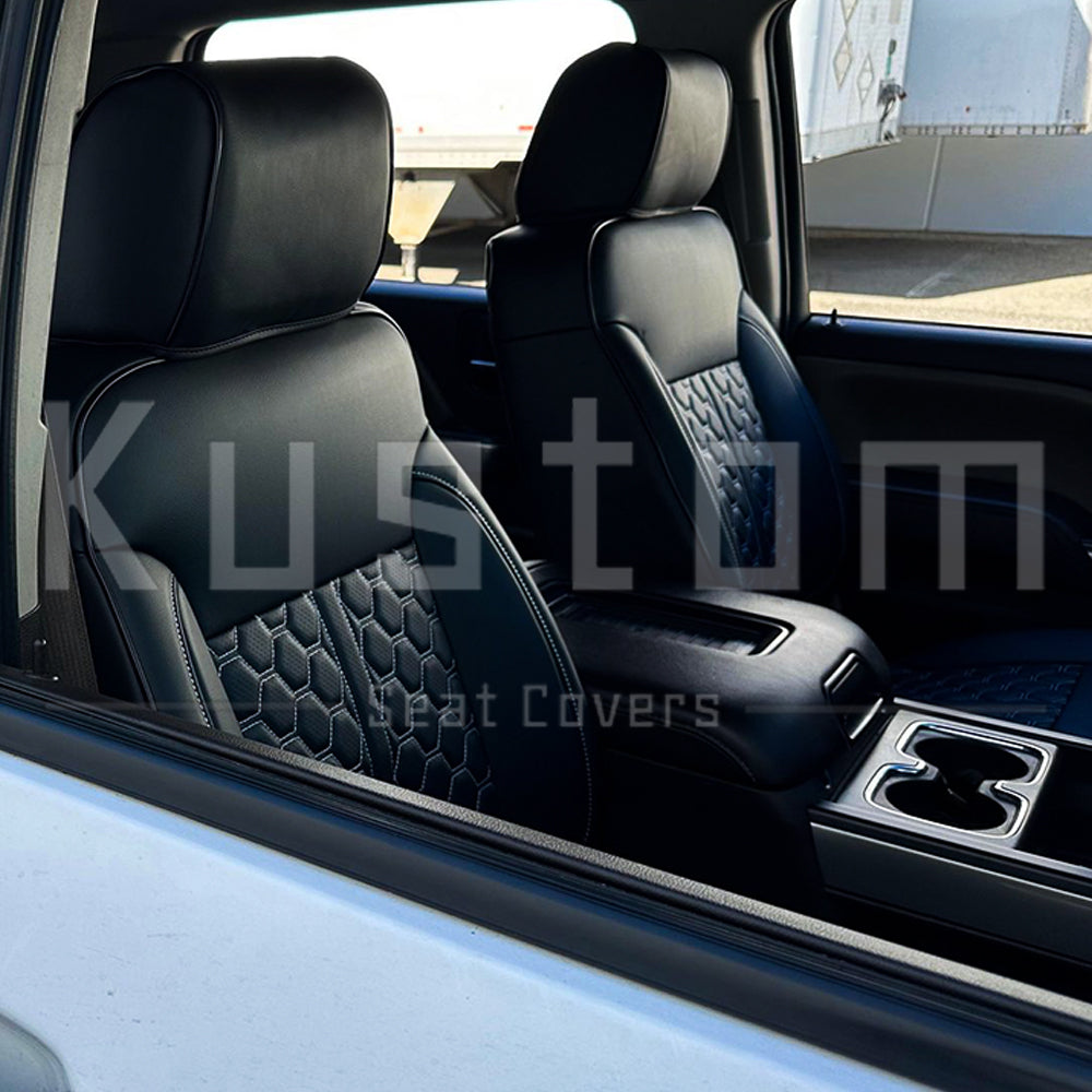 2014-18 Chevrolet Silverado Custom Leather Seat Covers