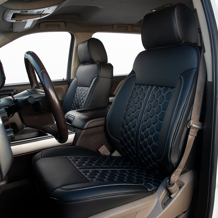 2014-18 Chevrolet Silverado Custom Leather Seat Covers