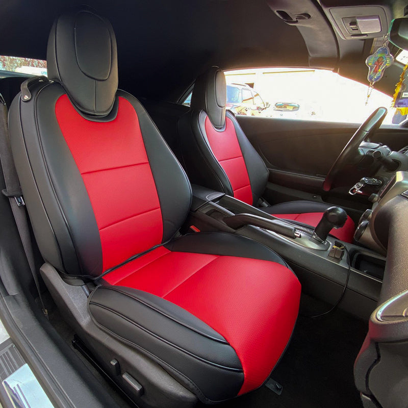 5th Gen Camaro Coupe Custom Leather Seat Covers