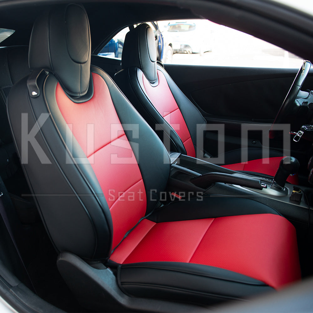 5th Gen Camaro Coupe Custom Leather Seat Covers