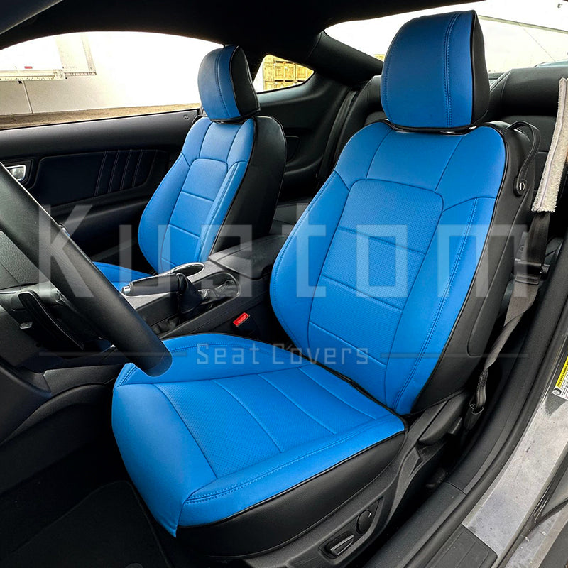 2015+ Ford Mustang Coupe Custom Leather Seat Covers