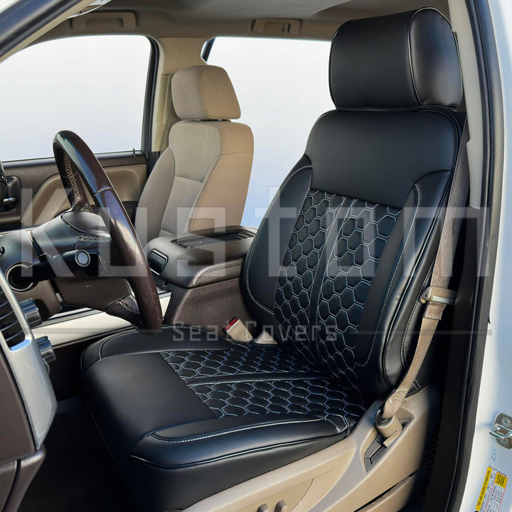 2014-18 Chevrolet Silverado Custom Leather Seat Covers