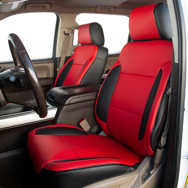 2014-18 Chevrolet Silverado Custom Leather Seat Covers