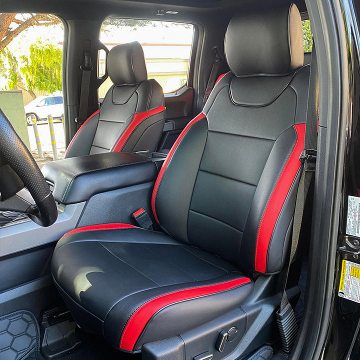 2015-20 Ford F-150 Raptor Custom Leather Seat Covers