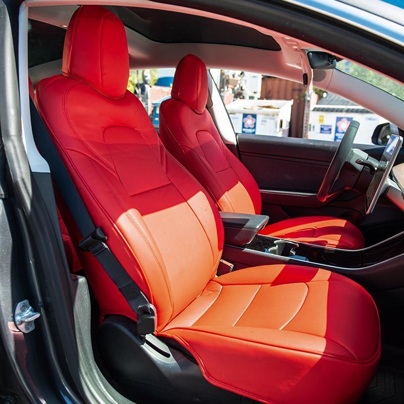 2019-23 Tesla Model Y Custom Premium Leather Seat Covers