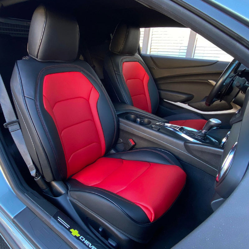 6th Gen Camaro Coupe Custom Leather Seat Covers