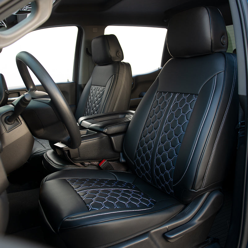 2019+ GMC Sierra Premium Custom Leather Seat Covers